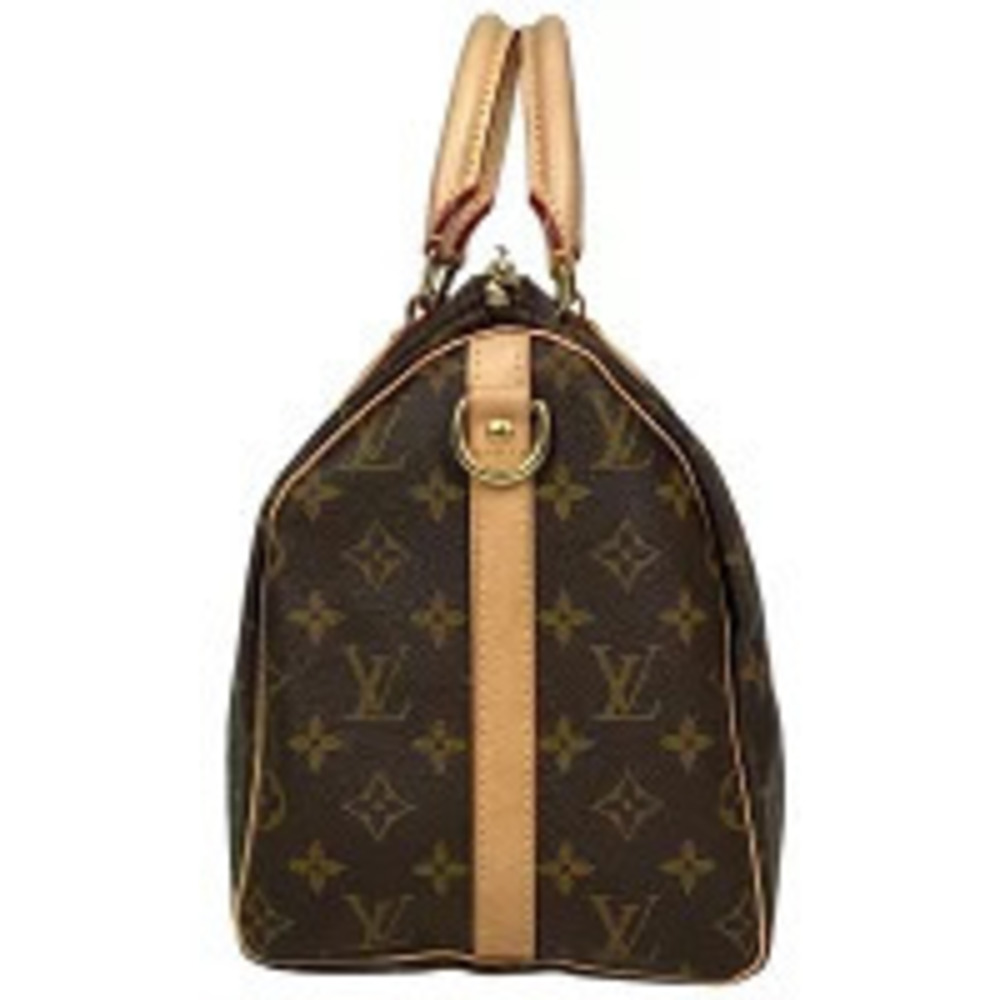 Louis Vuitton Speedy Bag Monogram Handbag Shoulder Bandoulire Boston Brown